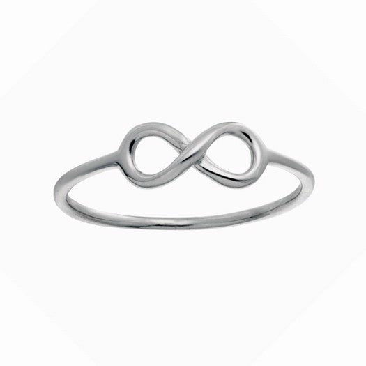 ETERNITY52 ring i sølv med uendelighedstegn fra Nordahl Jewellery